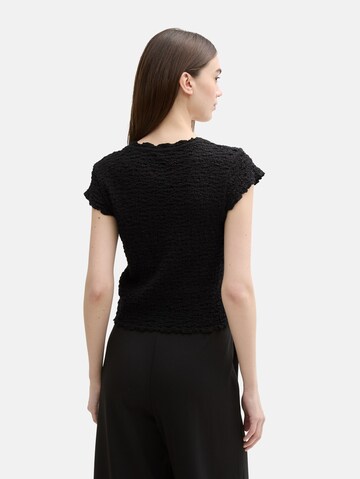TOM TAILOR DENIM Blouse in Black