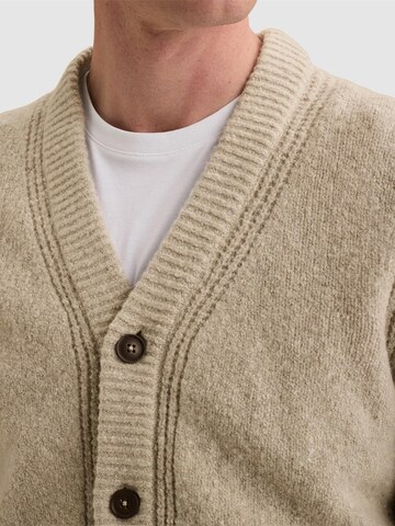 VANGUARD Cardigan 'Bouclé wool cardigan with button closure and V-neck' i beige