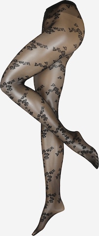 Wolford Sukkahousut 'Floret' värissä musta: etupuoli