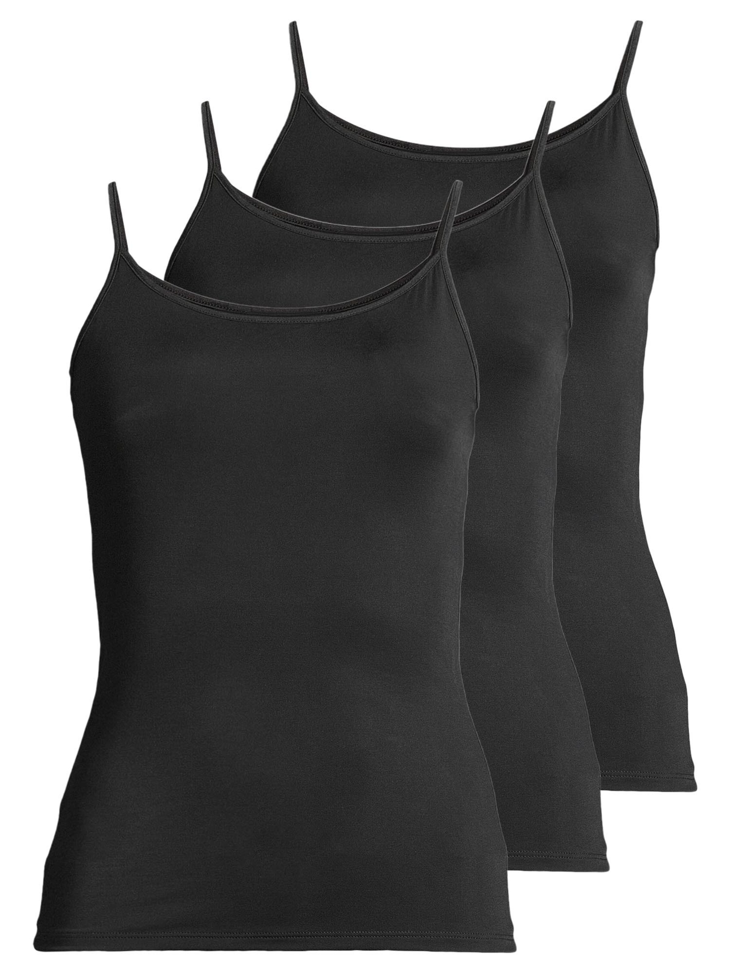 Nina von C. Undershirt 'Pure' in Black: front