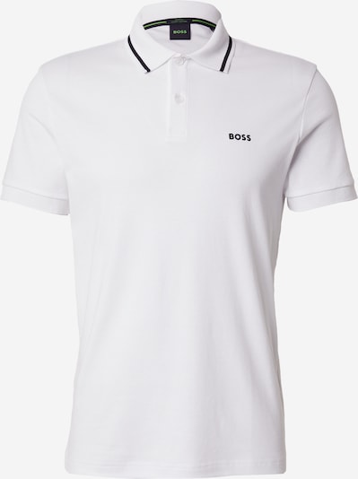 BOSS Sporta krekls, krāsa - melns / balts, Preces skats