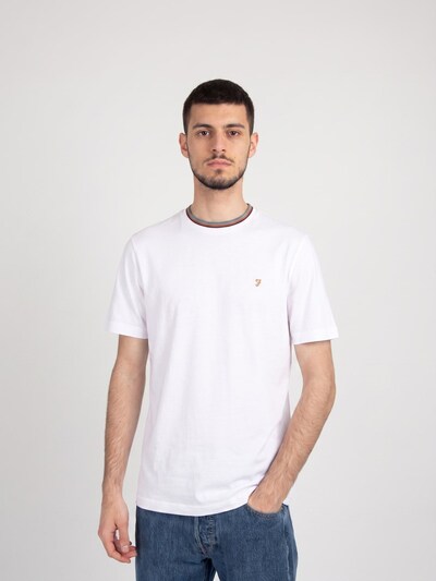FARAH T-Shirt 'ELTON SS WHITE' en S en blanc, Vue avec produit