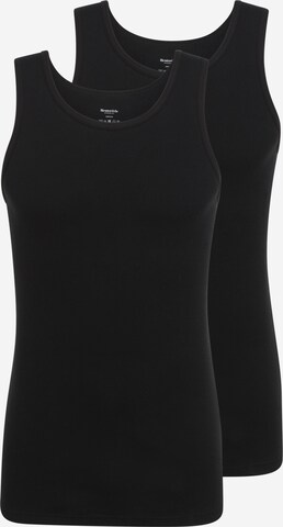 Maillot de corps Resteröds en noir : devant