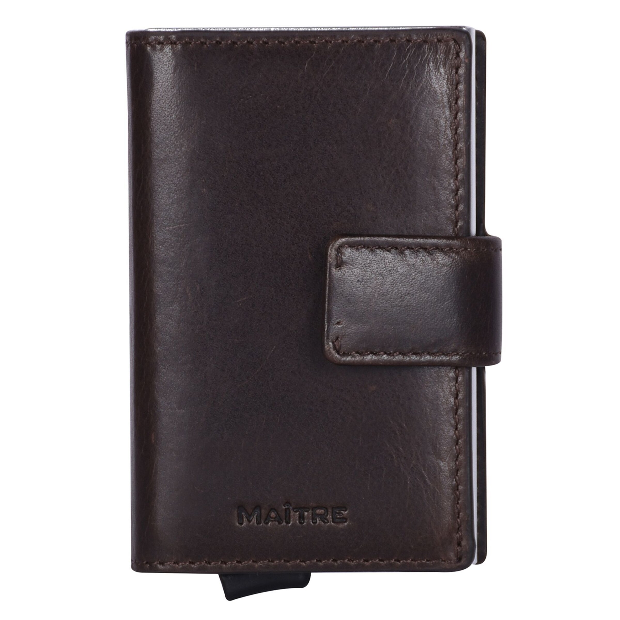 Maître Wallet in Brown: front