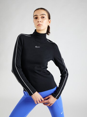 Nike Sportswear Футболка в Черный: спереди