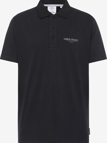 T-Shirt 'De Santis' Carlo Colucci en noir : devant
