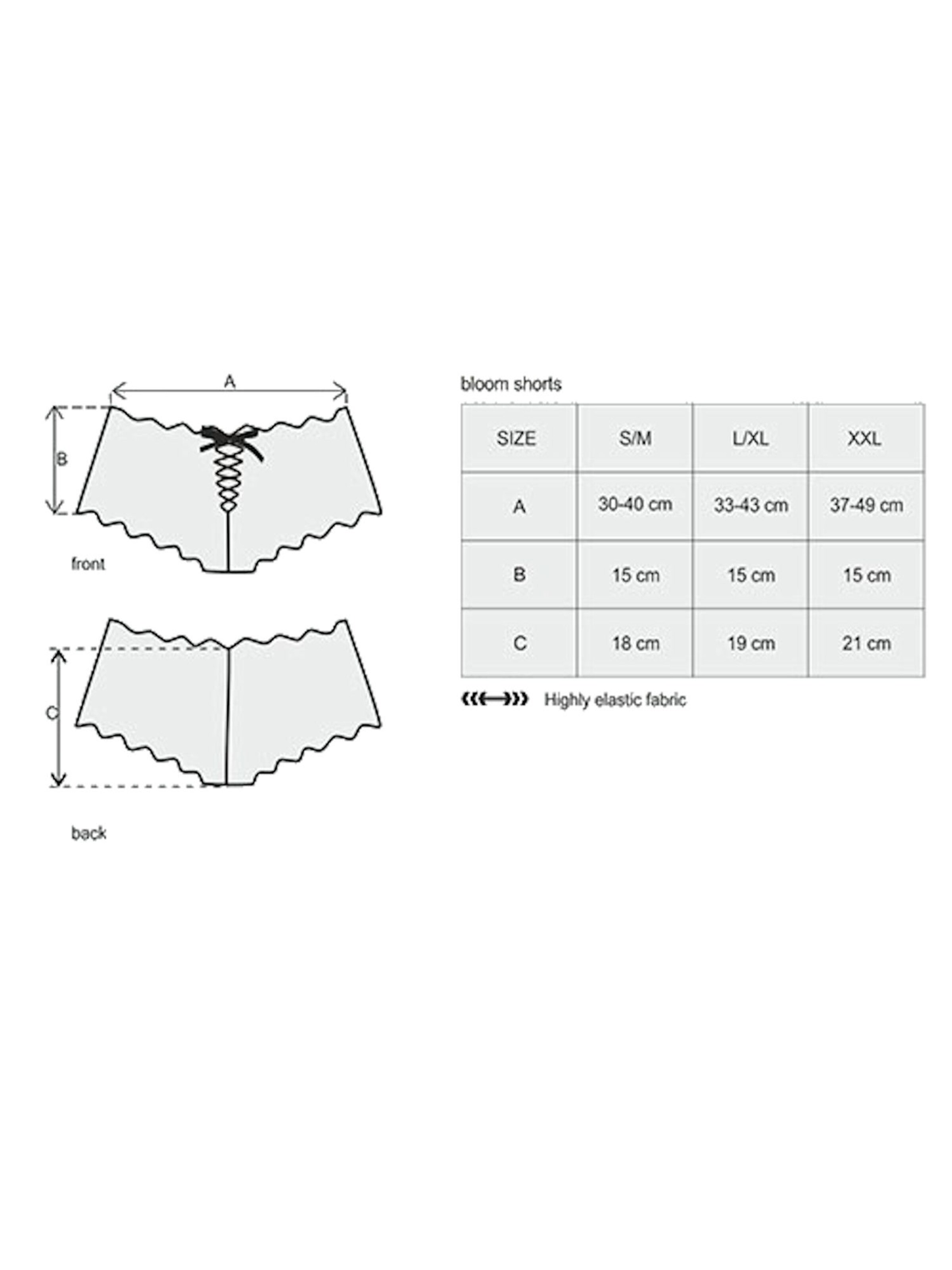 Obsessive Boyshorts 'Bloom Shorts' in Black