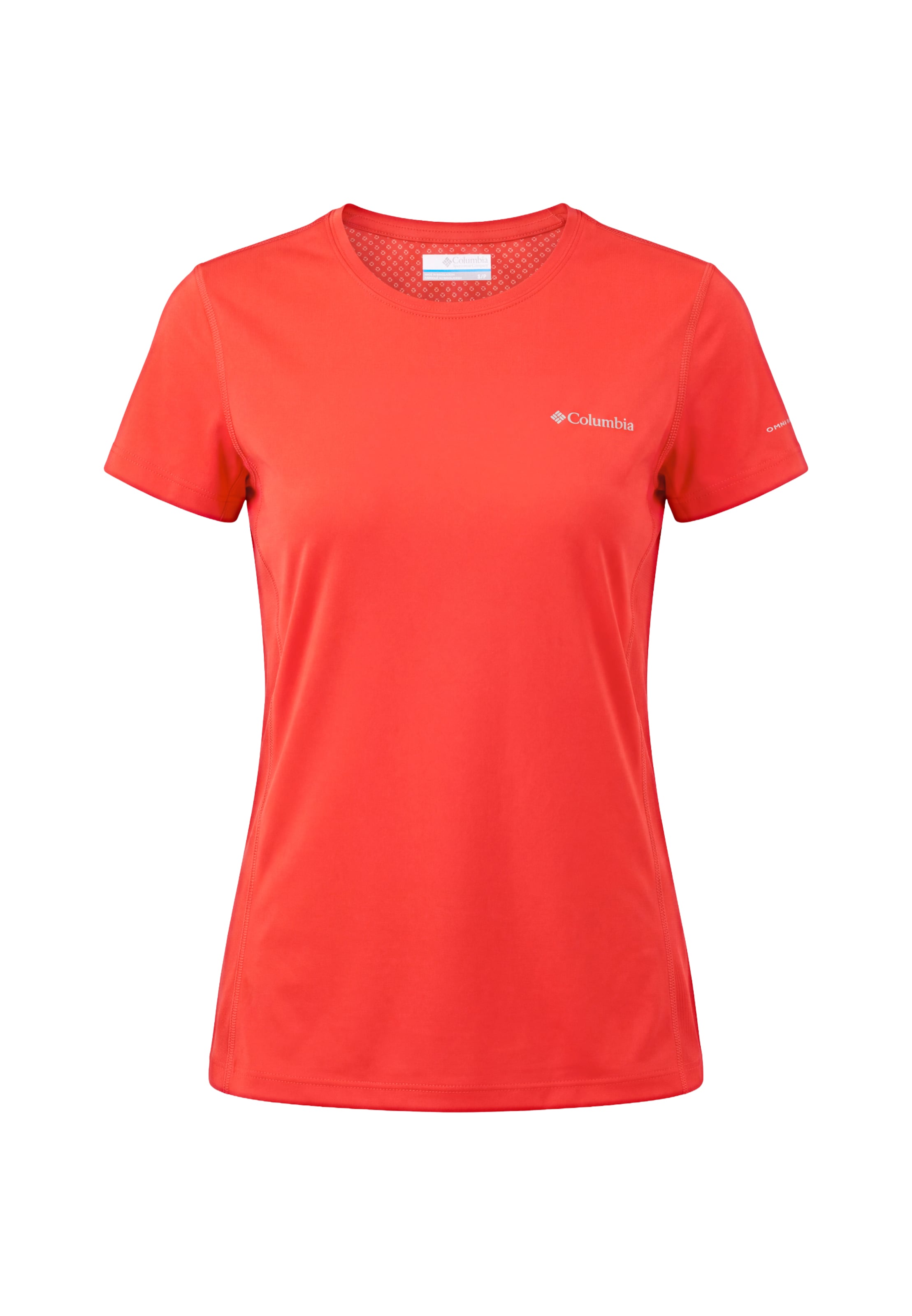 Maglia funzionale 'Zero Rules' di COLUMBIA in rosso: frontale
