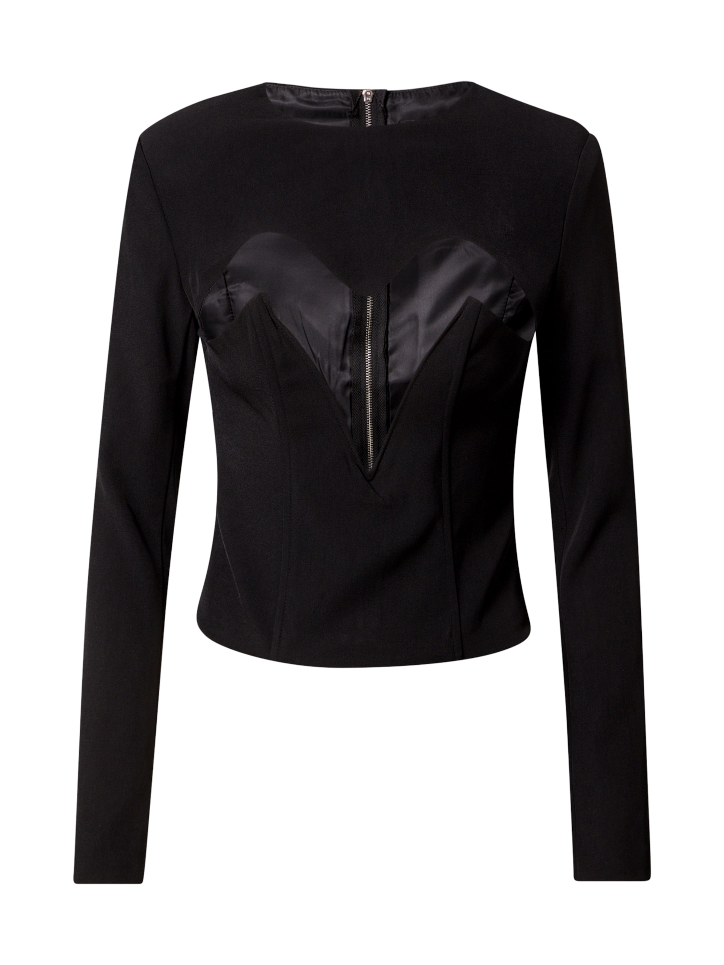 Camicia da donna di Misspap in nero: frontale