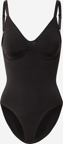 PIECES Shaping bodysuit 'Bella' in Black: front
