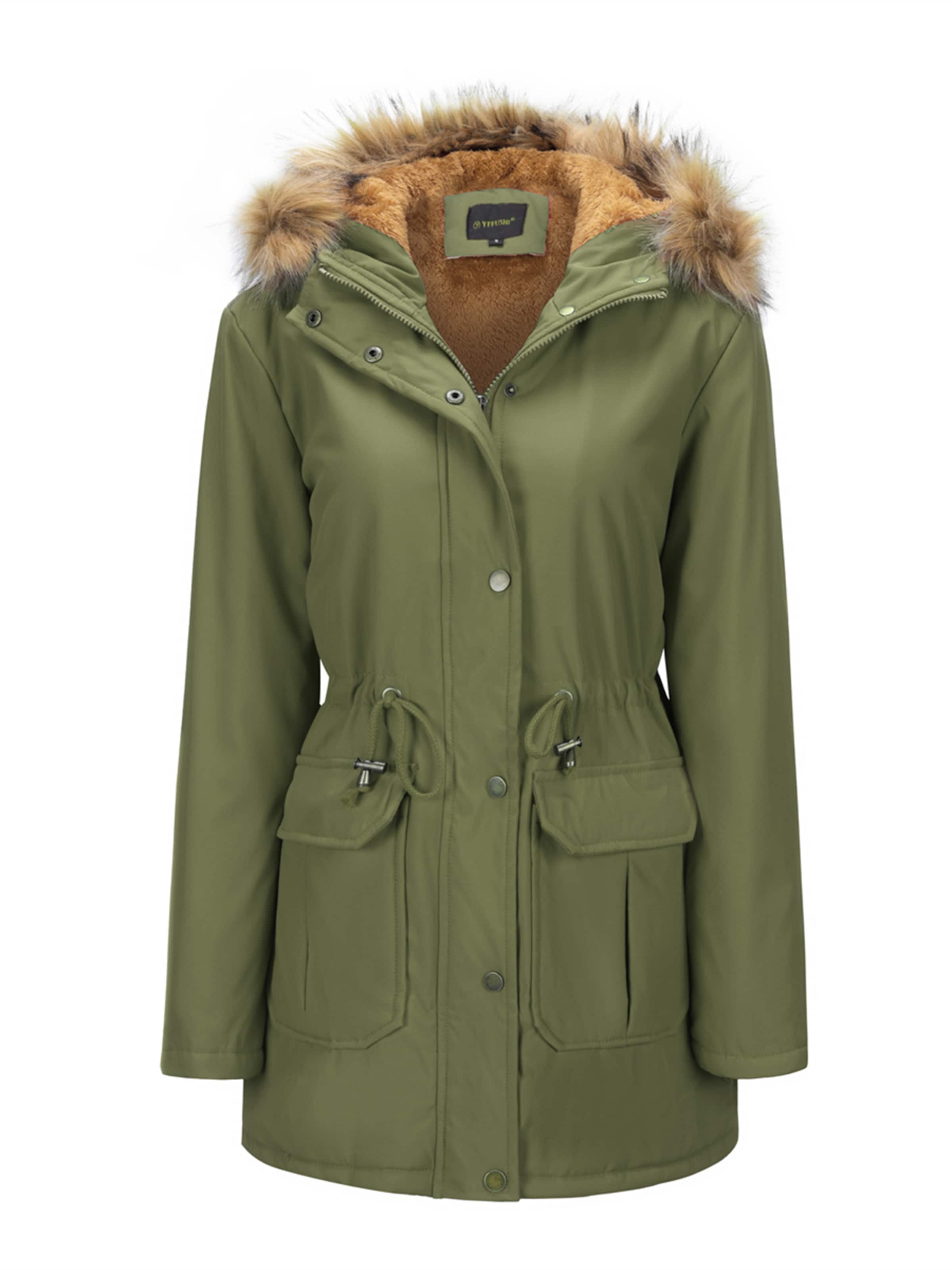 Youthup Winter Parka in Green: front