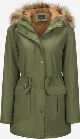 Youthup Winter Parka in Green: front