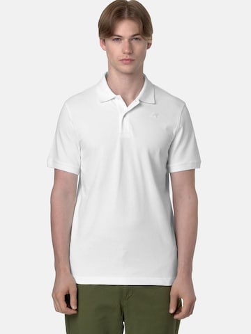 K-Way Shirt 'K-WAY AMEDEE PIQUE SLIM T-Shirt e Polo' in Wit