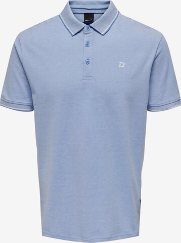 Only & Sons Shirt 'Fletcher' in Blauw: voorkant