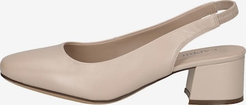 CAPRICE Slingpumps in Beige