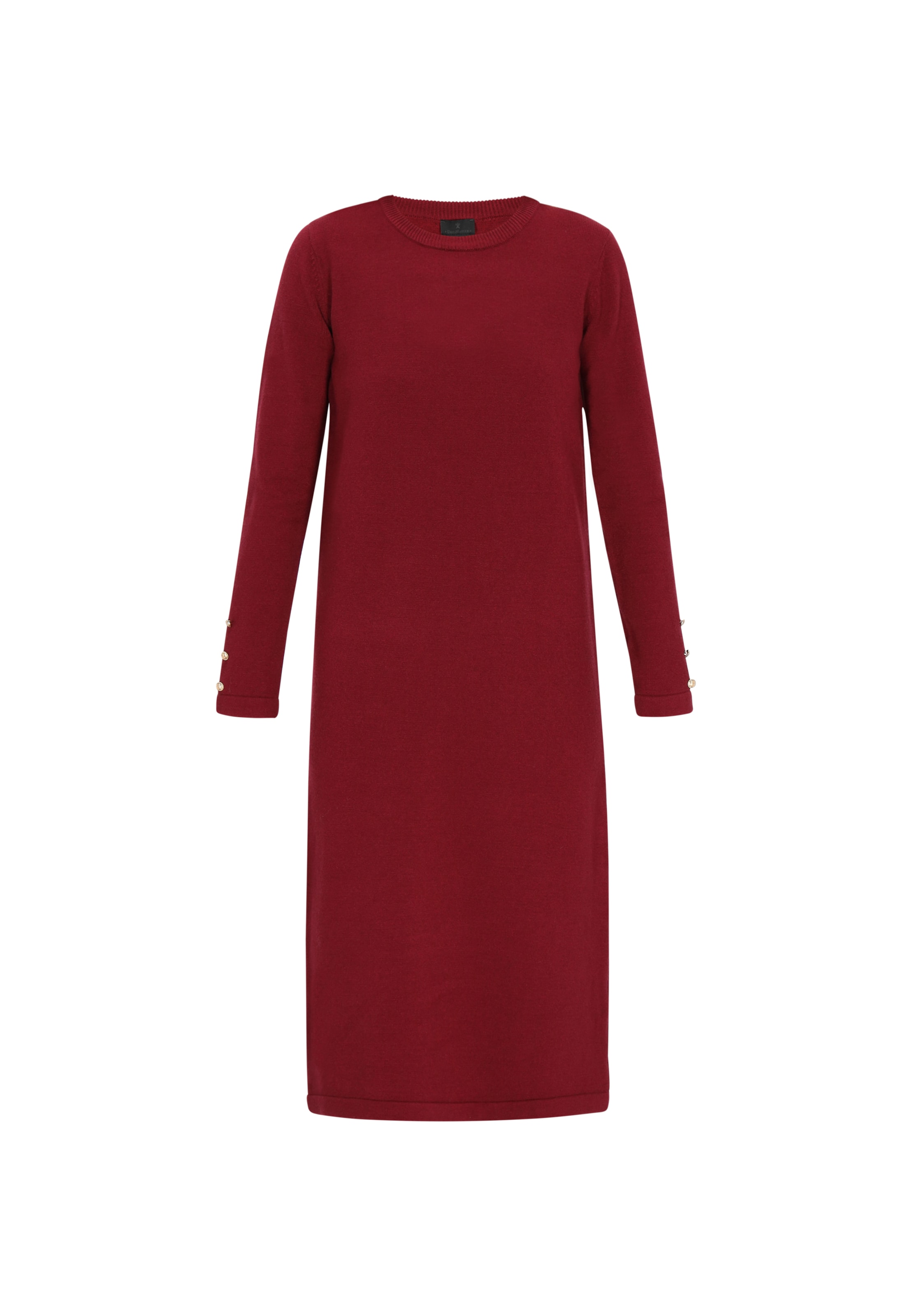 DreiMaster Klassik Knit dress in Red: front