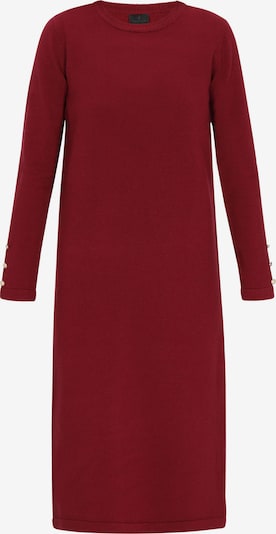 Megzta suknelė iš DreiMaster Klassik, spalva – burgundiško vyno spalva, Prekių apžvalga