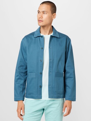 ABOUT YOU x Alvaro Soler Between-season jacket 'Tammo' in Blue: front