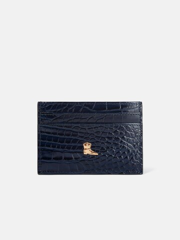 L37 HANDMADE SHOES Wallet in Blue: front