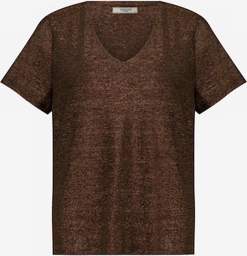 T-shirt 'GLORY' Deeluxe en marron : devant