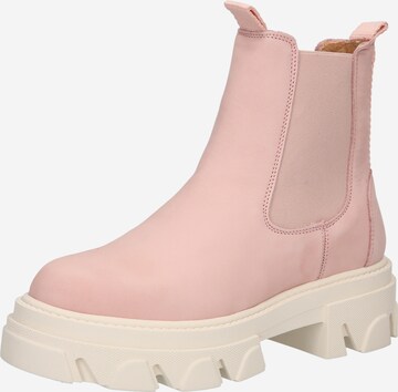 Boots chelsea 'Lira' di PAVEMENT in rosa: frontale