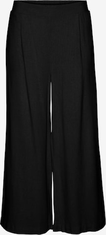 Pantaloni con pieghe di VERO MODA in nero: frontale