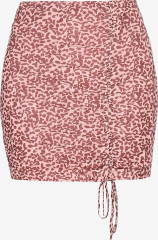 Jupe 'Festive' faina en rose : devant