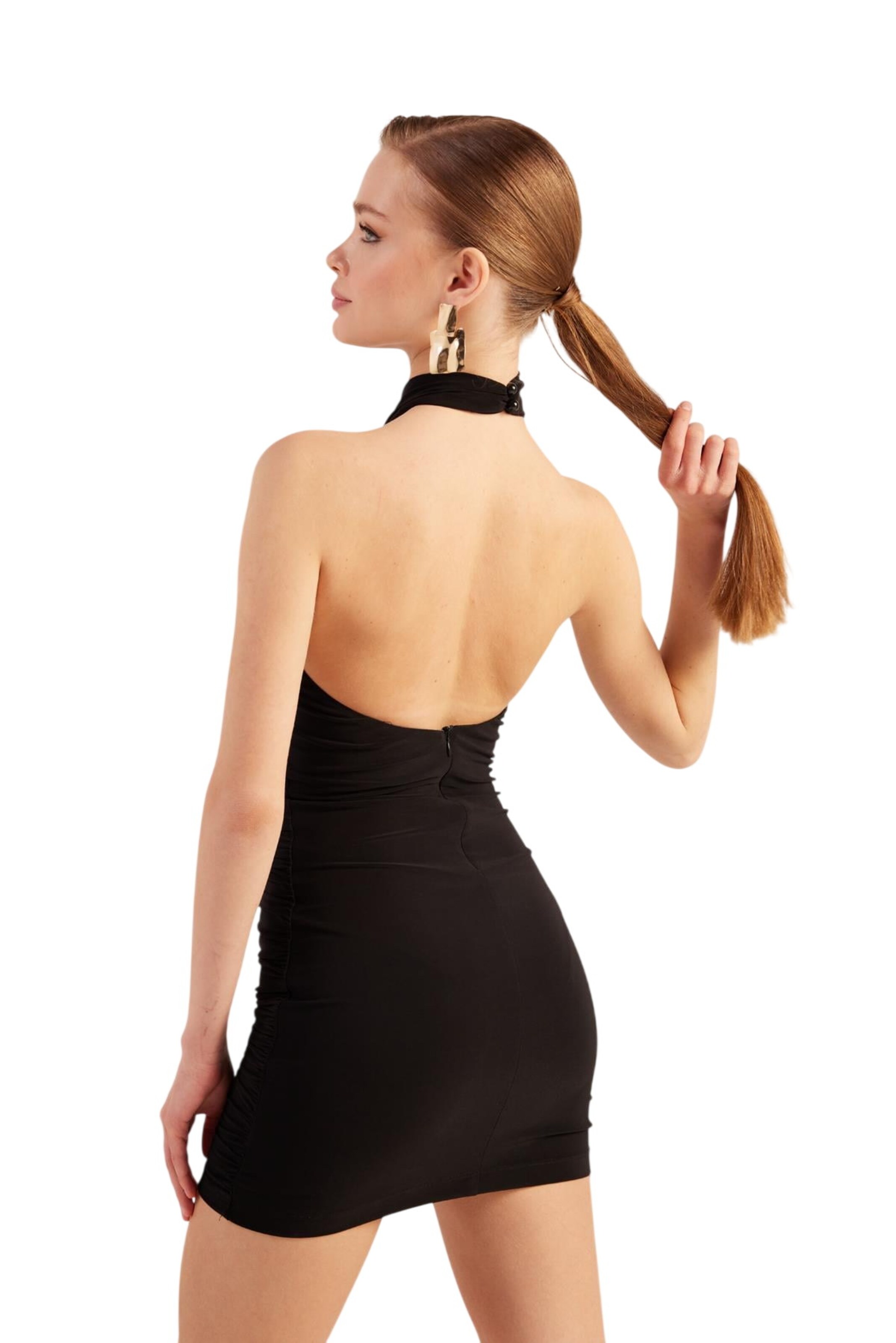 HOLLY LOLLY Kleid in Schwarz