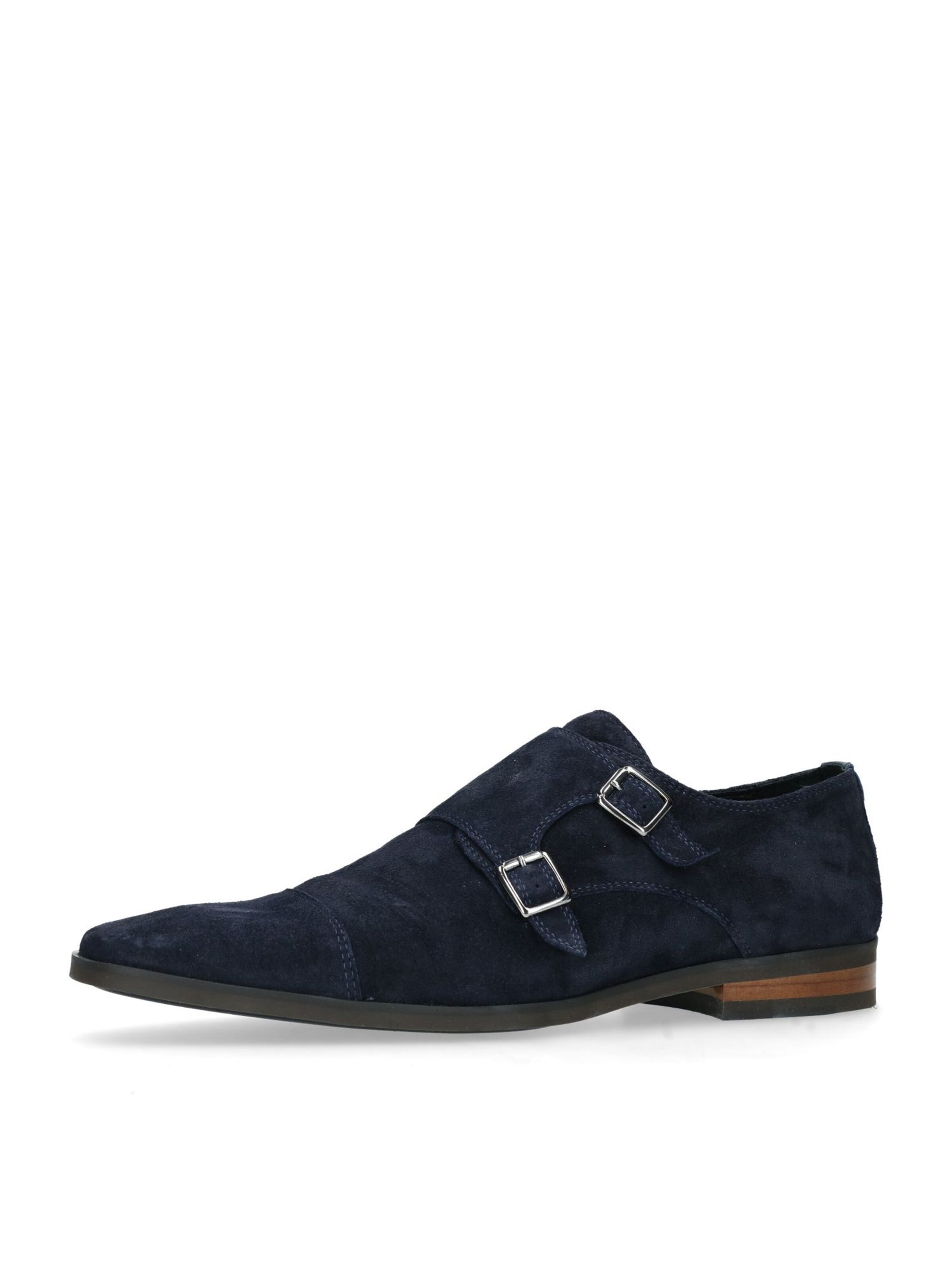 MANFIELD Veterschoen in Blauw: voorkant