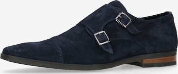 Chaussure à lacets MANFIELD en bleu : devant