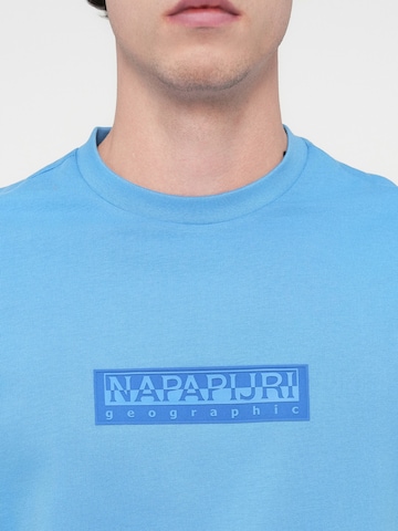 NAPAPIJRI Majica 'S-BOX' | modra barva