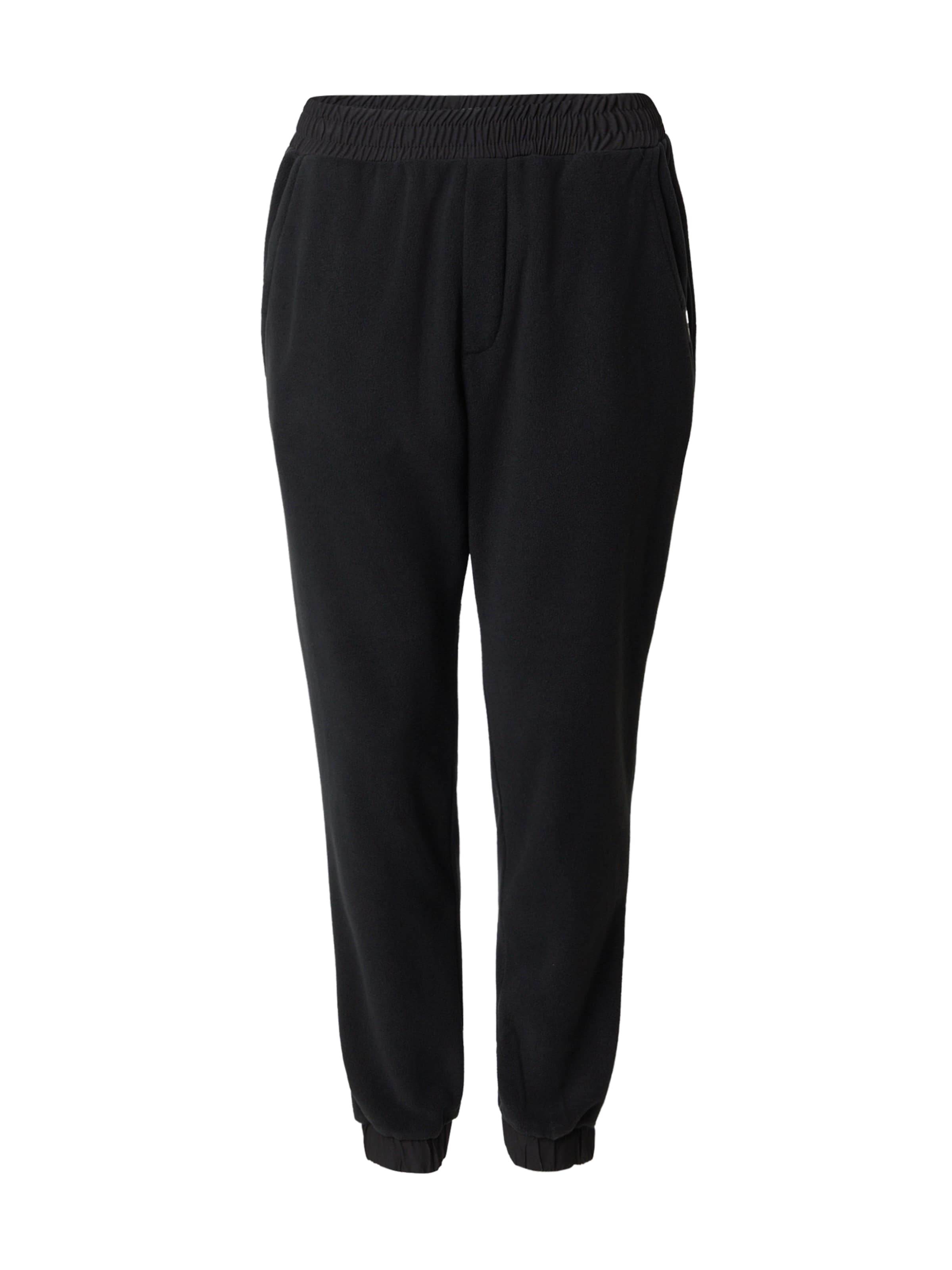 Tapered Pantaloni sport de la 4F pe negru: față