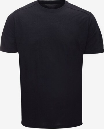 Gipfelglück Performance Shirt 'Peter' in Black: front