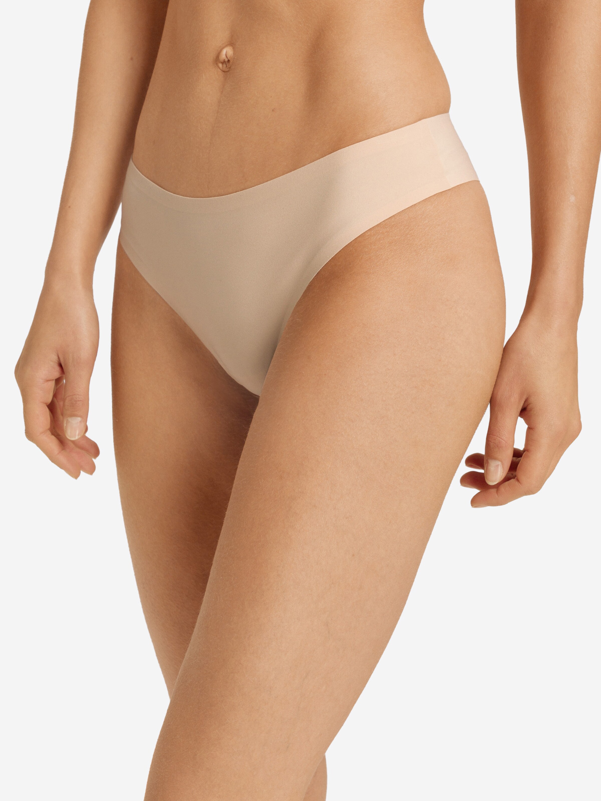 Hanro String ' Invisible Touch ' in Beige: Vorderseite