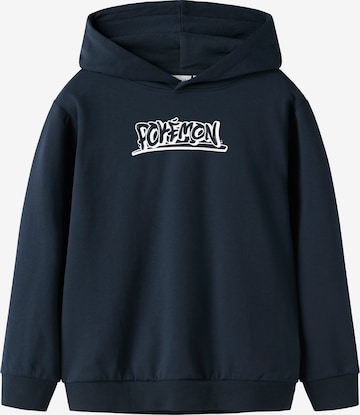 NAME IT Sweatshirt 'NKMNIM POKEMON' in Blue: front