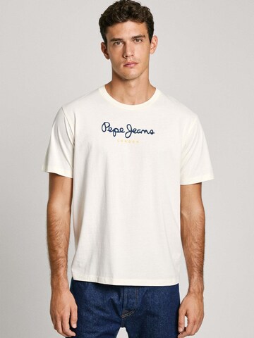 Pepe Jeans Shirt in Weiß: Vorderseite