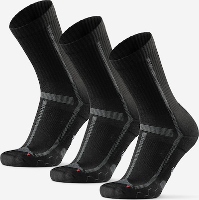 DANISH ENDURANCE Sportsocken in grau / grenadine / schwarz, Produktansicht
