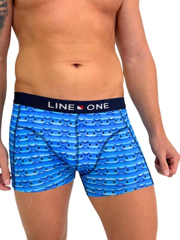 Line One Boxershorts 'Line One Herren Boxershorts "Nautic I"' i blå