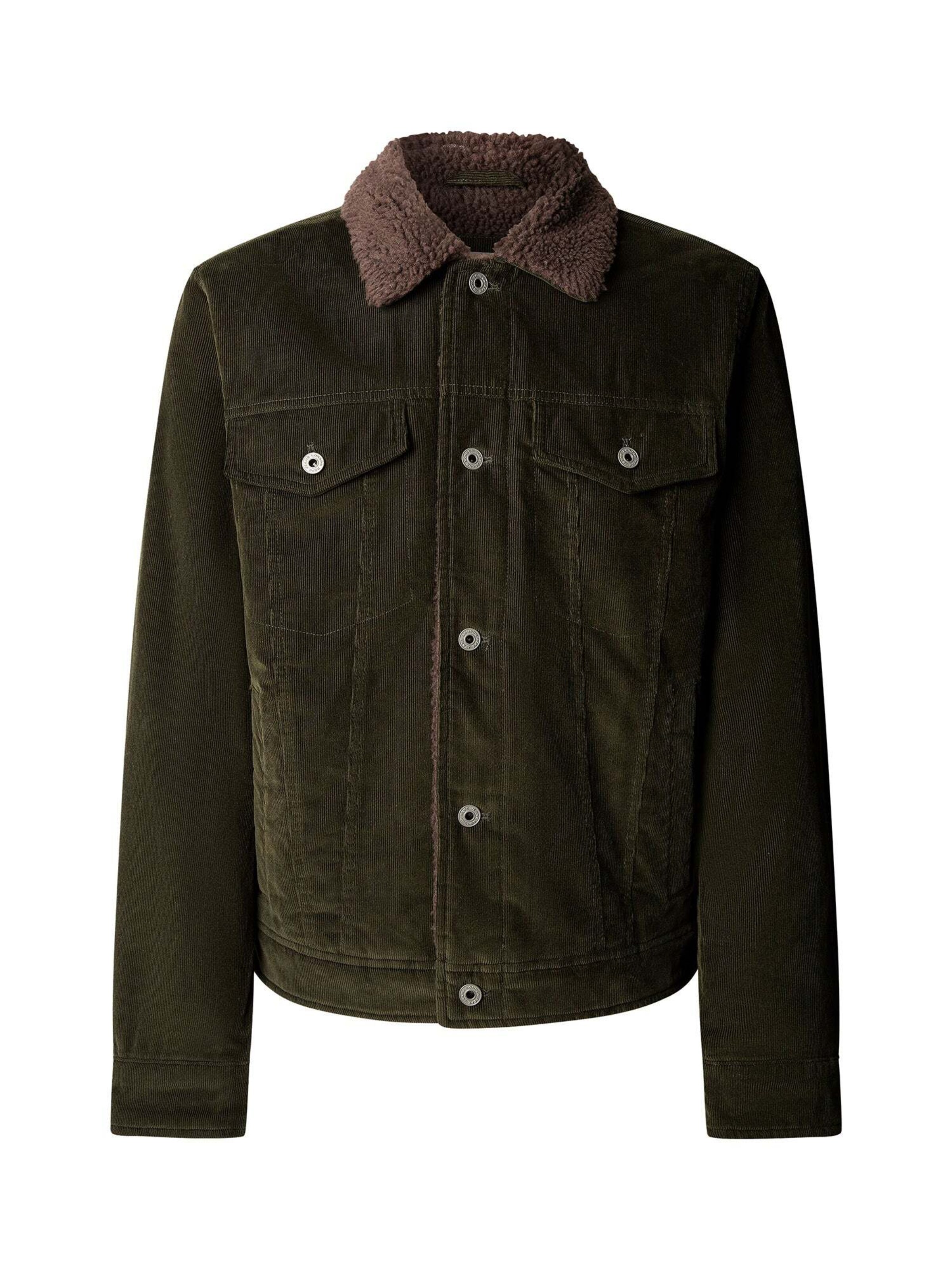Pepe Jeans - Chaqueta de entretiempo en verde: frente
