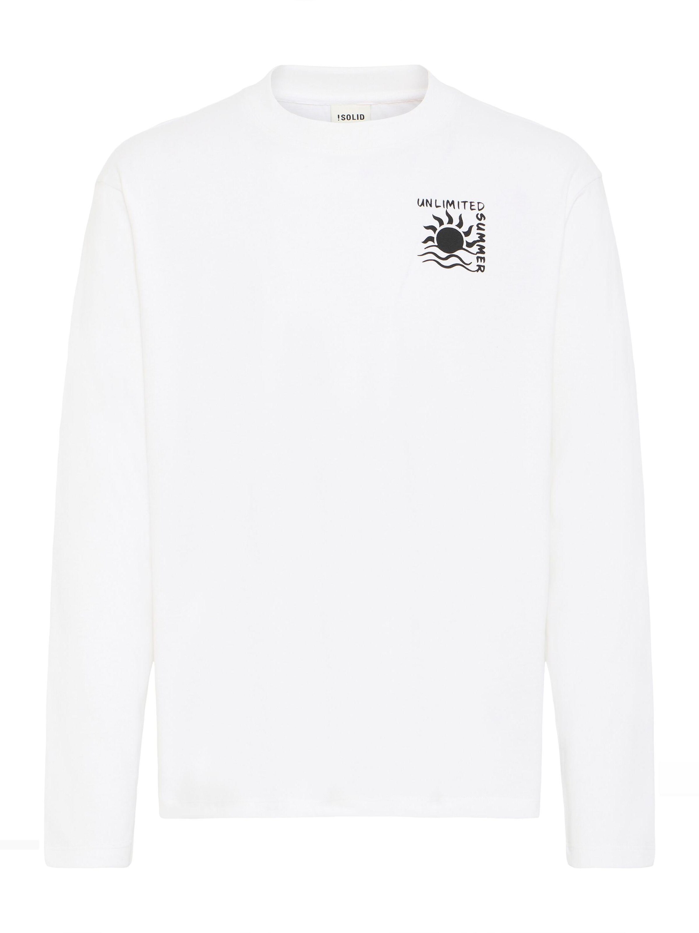 Maglietta ' ODANI ' di !Solid in bianco: frontale