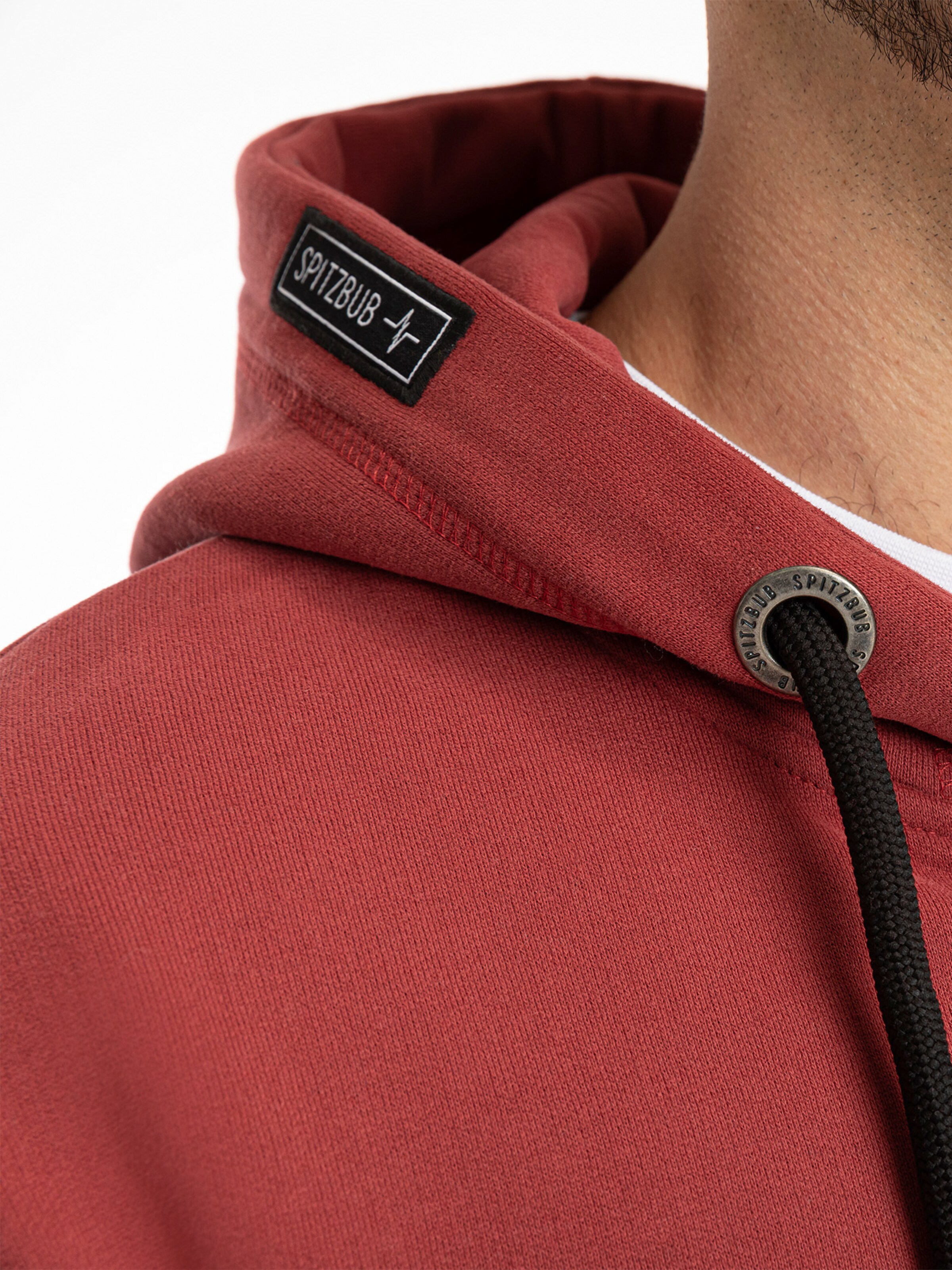 SPITZBUB Sweat jacket ' Marvin ' in Red