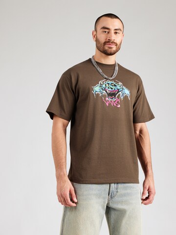 T-Shirt 'Goofy Ghoul' VANS en marron : devant