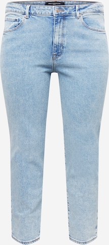 Slimfit Jeans 'Mily' de la ONLY Carmakoma pe albastru: față