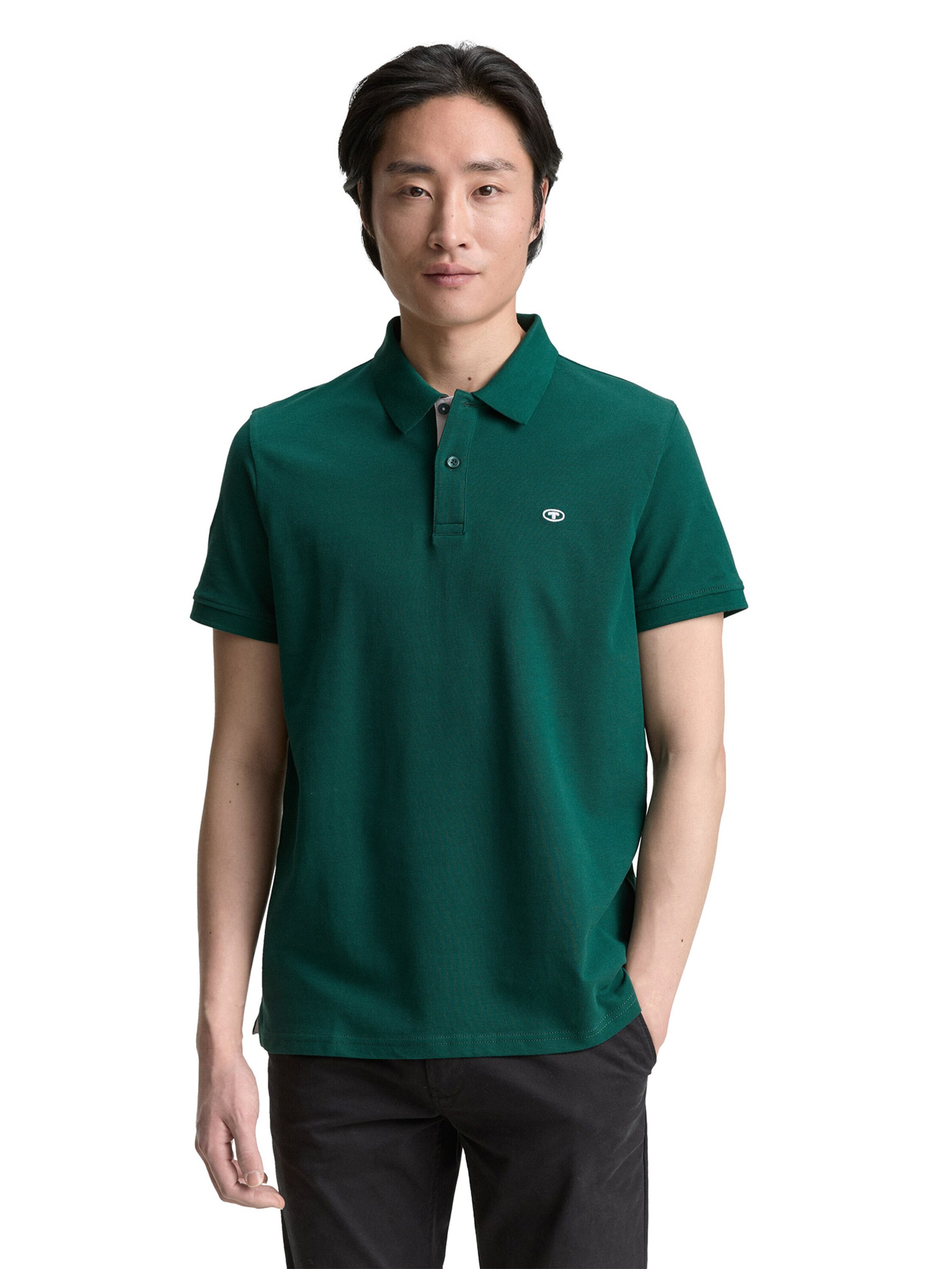 TOM TAILOR - Camiseta en verde: frente