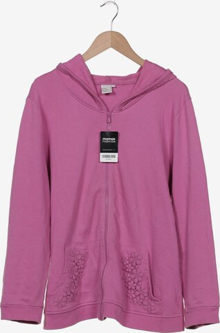 Deerberg Sweatshirt & Zip-Up Hoodie in XL in Pink: front