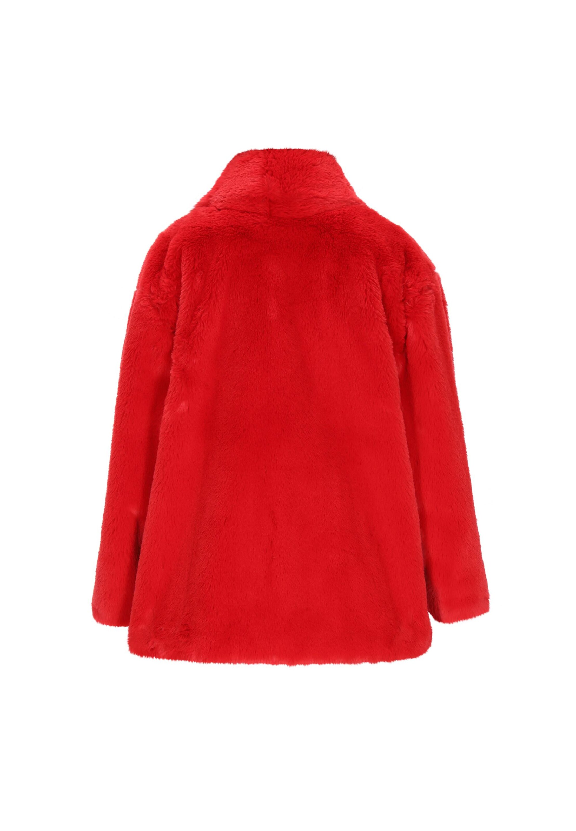 Veste mi-saison taddy en rouge