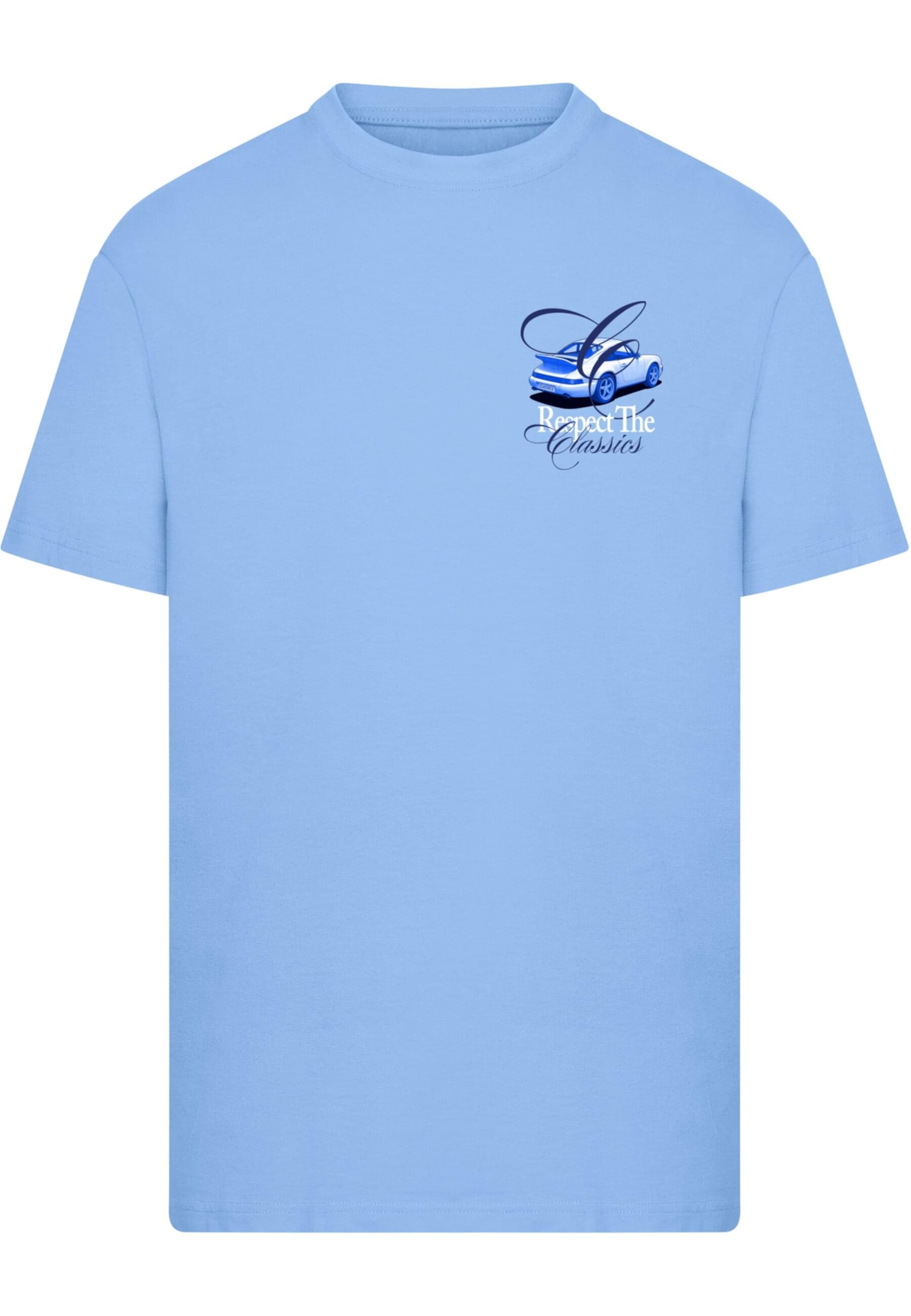 Mister Tee Koszulka 'Runs Better Than Your Playlist' w kolorze niebieski: przód