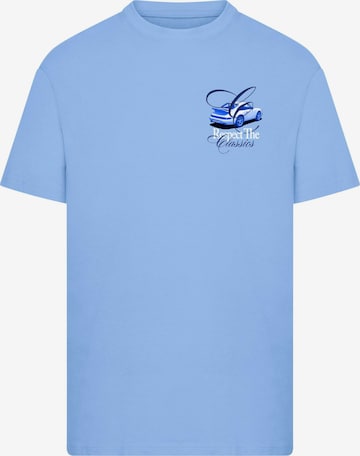 Mister Tee Tričko 'Runs Better Than Your Playlist' – modrá: přední strana