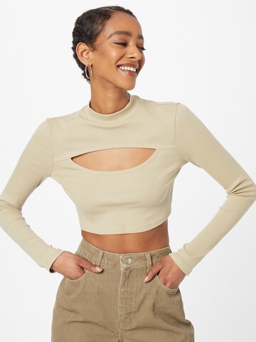 NA-KD - Camiseta en beige: frente