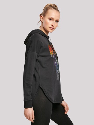 F4NT4STIC Sweatshirt 'Kiss Rock Music Band Neon Band' in Schwarz